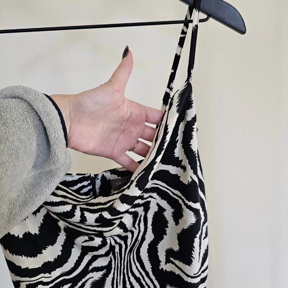 NWT Sans Souci Zebra Print Mini Dress - Picture 3 of 6